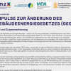 GEG-Reform: Vier Branchenverbände legen gemeinsames Impulspapier vor