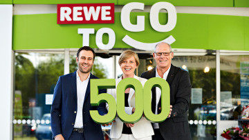 Zusammenarbeit: 500. Rewe-to-go-Shop bei Aral eröffnet