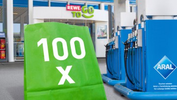 Jubiläum: Aral eröffnet 100. Tankstelle mit Rewe to go