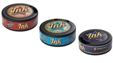 Ink Kautabak Original, Ice und X-Strong Licorice