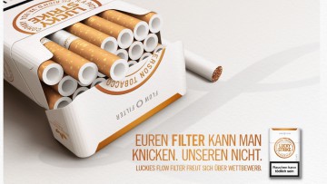 Lucky Strike Flow Filter Werbung