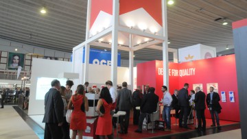 Marlboro-Stand auf der Messe Inter Tabac