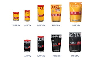 Pall Mall Around und Black Edition - alle Größen