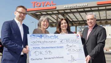 Spende: Total unterstützt erneut DKSB