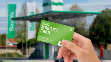 Baywa Tankstelle team mobility card