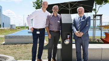 Harald Wack (links), Stefan Kumpf, (Mitte) und Ludwig Wayand