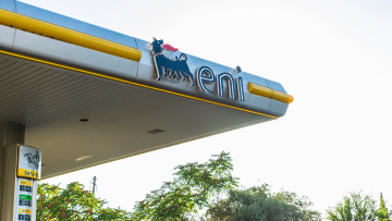Eni tankstelle Italien