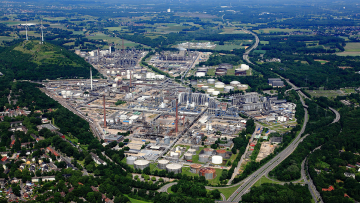 Luftbild Raffinerie Gelsenkirchen