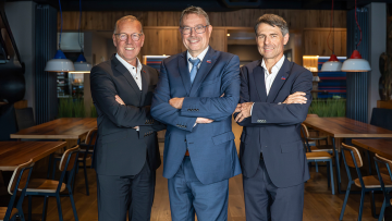 Die Geschäftsführer von Liqui Moly (v.l.n.r.): Salvatore Coniglio, Günter Hiermaier, Uli Weller.