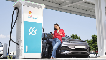 Shell Recharge Ladesäule