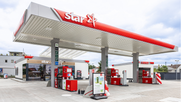 Der star Neubau in Lampertheim, Außenansicht