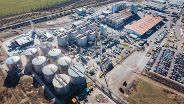 Verbio-Bioraffinerie in Zörbig