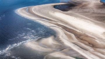Westerhever, Luftbild vom Schleswig-Holsteinischen Nationalpark Wattenmeer