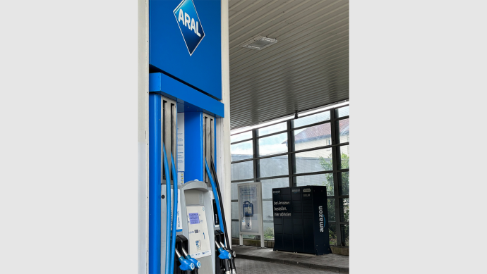 Amazon Locker bei Aral