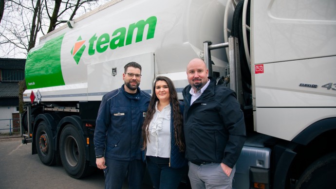 Das Sicherheitsteam (v.l.n.r.): Timm Höppner, Florentina Sefedini-Beqiri, Jan Lenz.