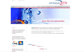 Relaunch: Altmayer BTD mit neuen Webauftritt Altmayer Webseite