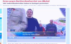 SWR: Bericht über das Alkohol-Verkaufsverbot SWR: Bericht über das Alkohol-Verkaufsverbot