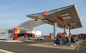 Eine Galp-Tankstelle in Portugal.