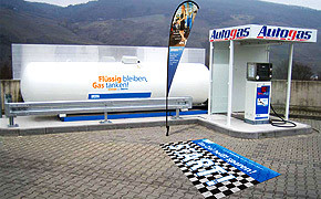 Alternative Kraftstoffe: Marketingpaket für "Marathon"-Autogas Westfa-Autogastankstelle