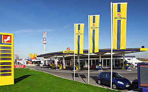 Bilanz der Westfalen AG: Guter Kraftstoffumsatz Vorzeigestation: die Tankstelle in Köln-Bocklemünd von Westfalen.