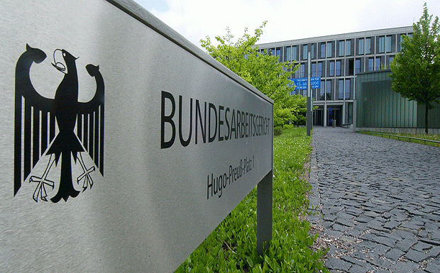 Bundesarbeitsgericht in Erfurt.