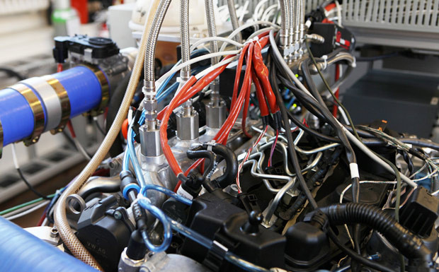Erdgas-Diesel-Motor der ETH Zürich
