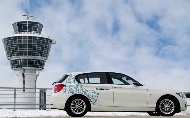 DriveNow am Münchner Flughafen