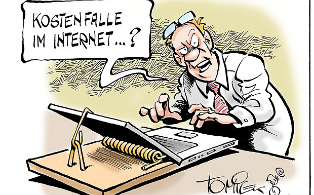 Kostenfalle Internet.