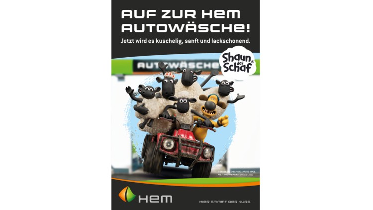 HEM holt sich Shaun das Schaf ins Haus