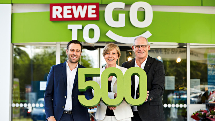 Zusammenarbeit: 500. Rewe-to-go-Shop bei Aral eröffnet