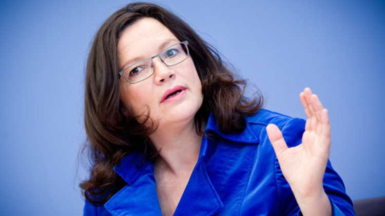 Bundesarbeitsministerin Andrea Nahles