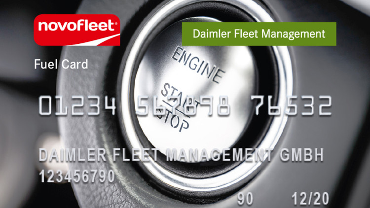 Daimler nimmt die Novofleet Tankkarte in sein Angebot auf.