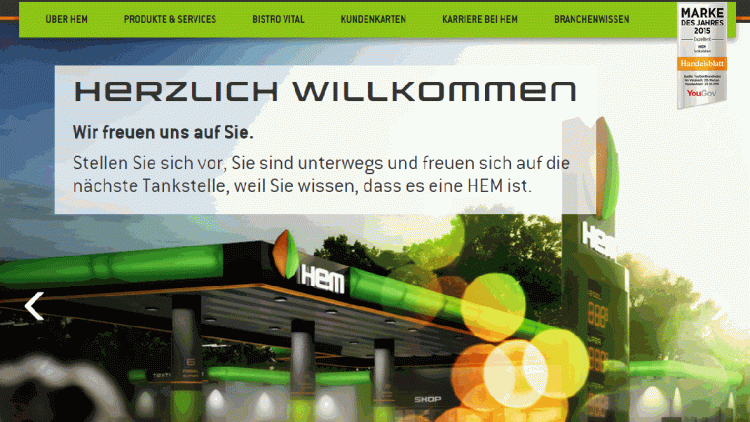 HEM hat eine neue Website