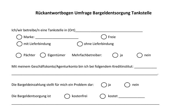 BTG: Tankstellen werden Bargeld nicht los