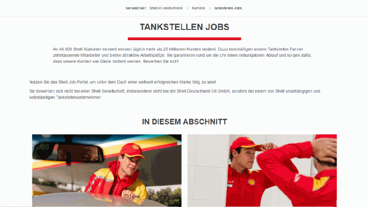 Shell: Hilfestellung bei der Personalsuche