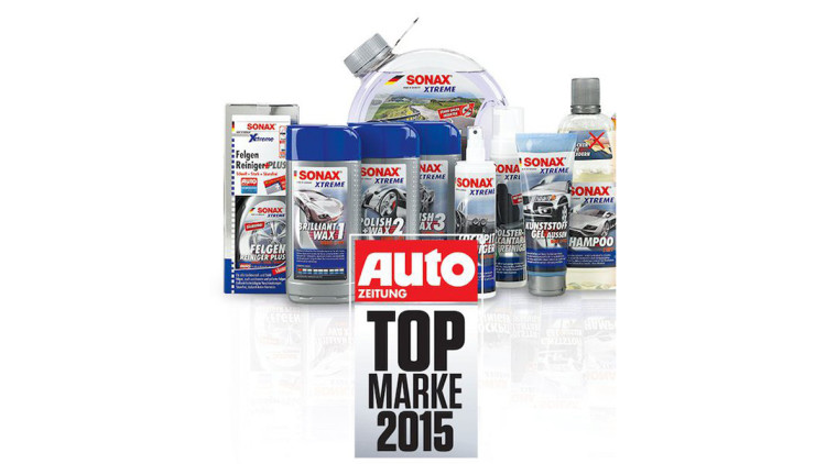 Sonax „Top Marke 2015“ im Bereich Pflegemittel