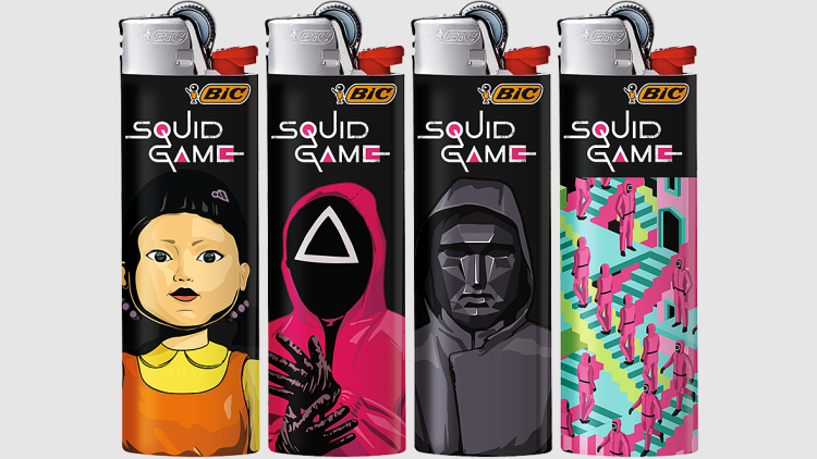 BIC Squid Game Feuerzeuge