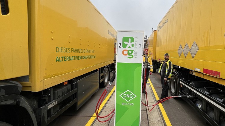 CNG-Tankstelle DHL