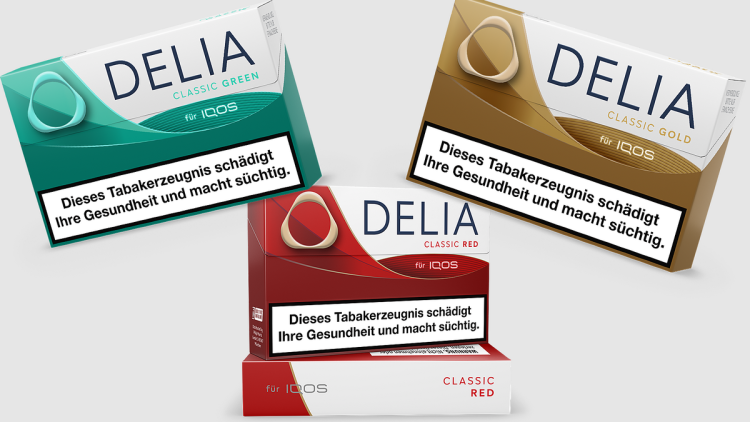 Delia neues Packungsdesign