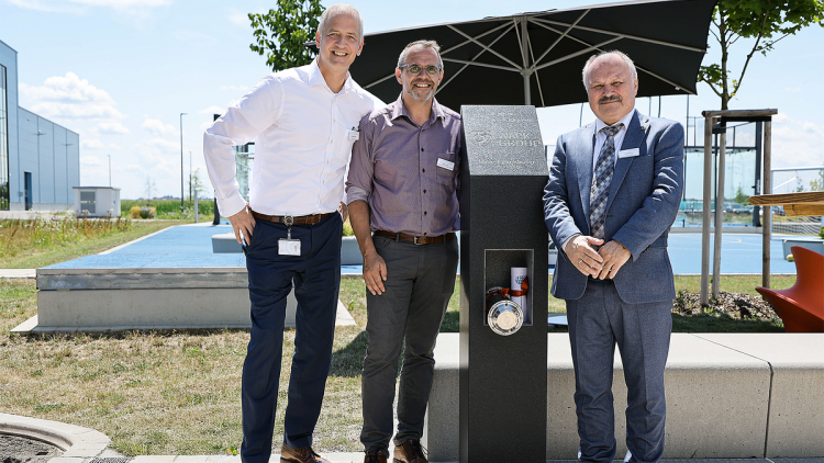 Harald Wack (links), Stefan Kumpf, (Mitte) und Ludwig Wayand