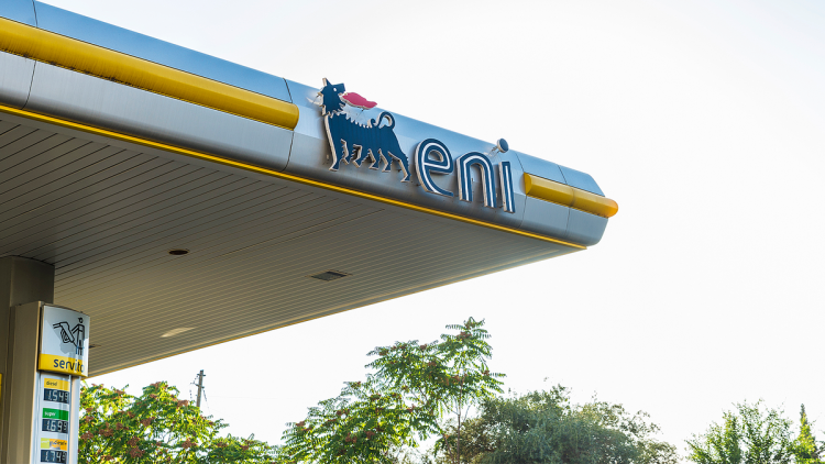 Eni tankstelle Italien