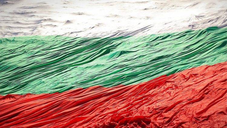 Flagge Bulgarien
