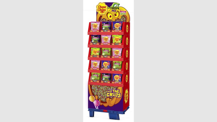 Mix-Display von Chupa Chups und Center Shock