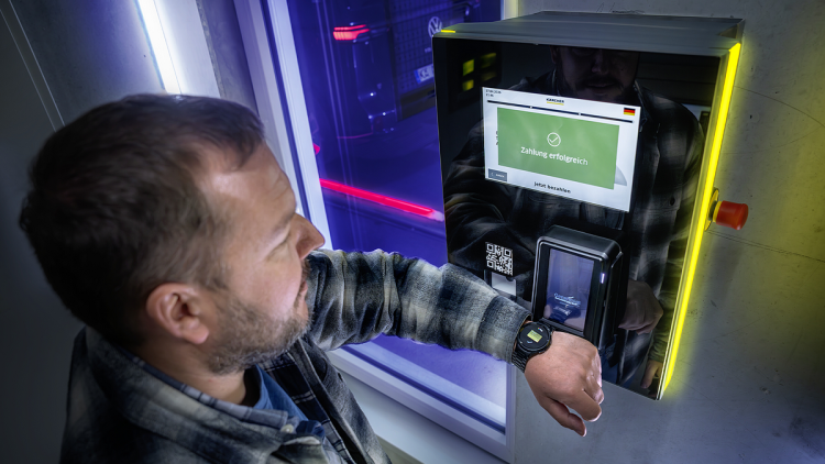 Start- und Bezahlsystem von Kärcher: K!Control CW