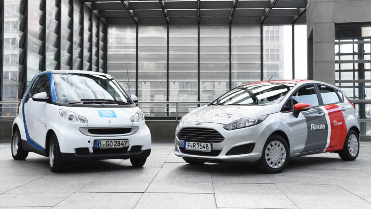 Flinkster und Car2Go