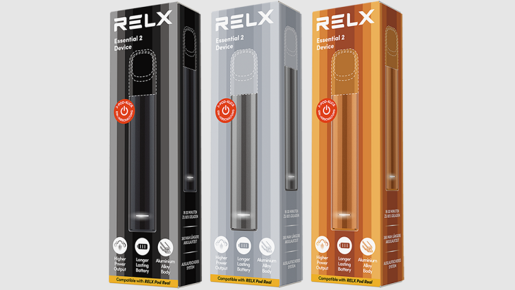 RELX Essential 2 Black Grey Orange
