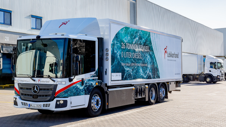 Wasserstoff-Lkw Lekkerland