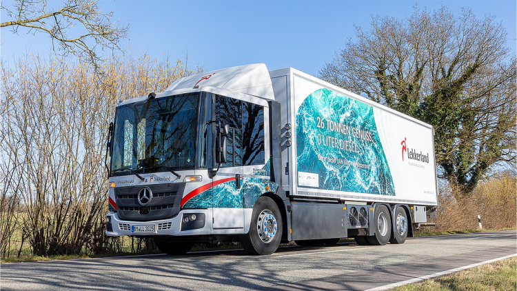 Wasserstoff-Lkw Lekkerland