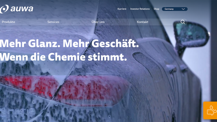 Neue Internetseite: AUWA-Chemie im frischen Look www.auwa.de