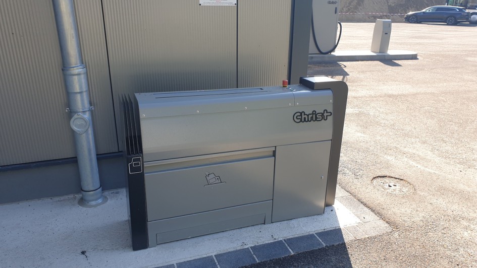 Auch einen Mattenreiniger gibt es hier